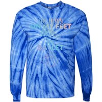 Too Heavy On The Feets For Ballet National Tap Dance Day Gift Tie-Dye Long Sleeve Shirt