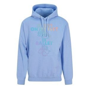 Too Heavy On The Feets For Ballet National Tap Dance Day Gift Unisex Surf Hoodie