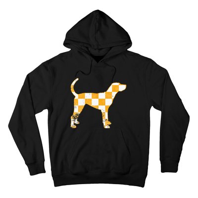 Tennessee Hound Orange White Vintage Dog Fan Game Hoodie