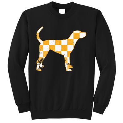 Tennessee Hound Orange White Vintage Dog Fan Game Sweatshirt