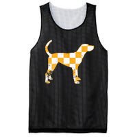 Tennessee Hound Orange White Vintage Dog Fan Game Mesh Reversible Basketball Jersey Tank