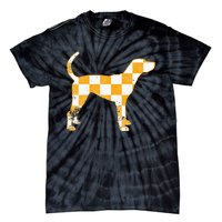 Tennessee Hound Orange White Vintage Dog Fan Game Tie-Dye T-Shirt