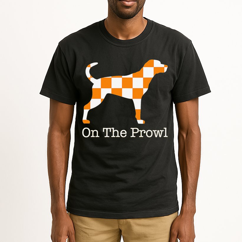 Tennessee Hound On The Prowl Vol Dog Knoxville Fan Game Gift Tall T-Shirt