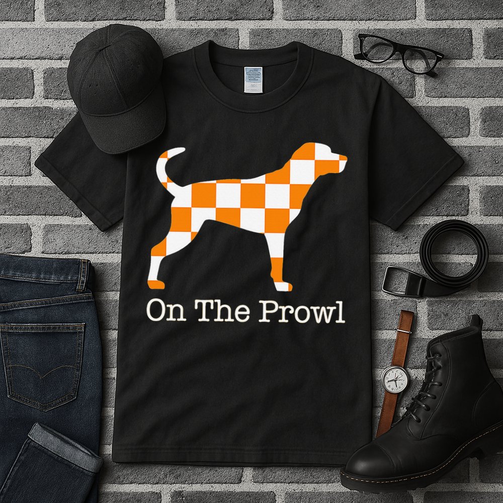 Tennessee Hound On The Prowl Vol Dog Knoxville Fan Game Gift Tall T-Shirt