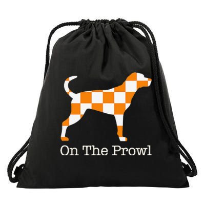 Tennessee Hound On The Prowl Vol Dog Knoxville Fan Game Gift Drawstring Bag