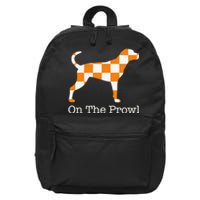 Tennessee Hound On The Prowl Vol Dog Knoxville Fan Game Gift 16 in Basic Backpack