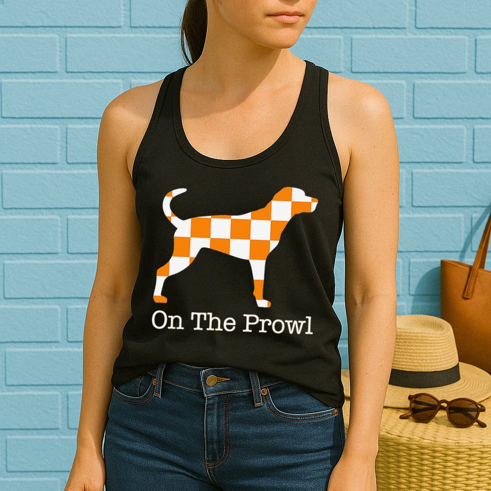 Tennessee Hound On The Prowl Vol Dog Knoxville Fan Game Gift Womens Tank Top