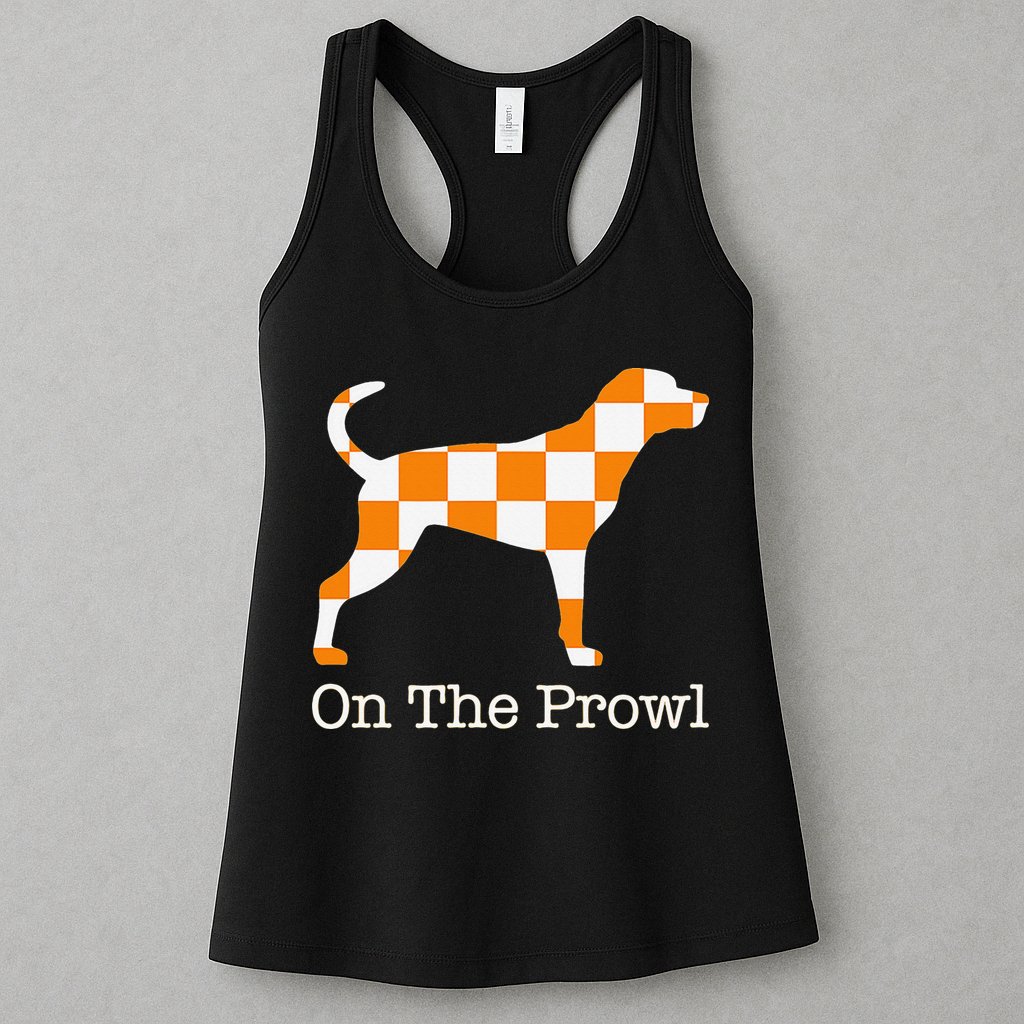 Tennessee Hound On The Prowl Vol Dog Knoxville Fan Game Gift Womens Tank Top