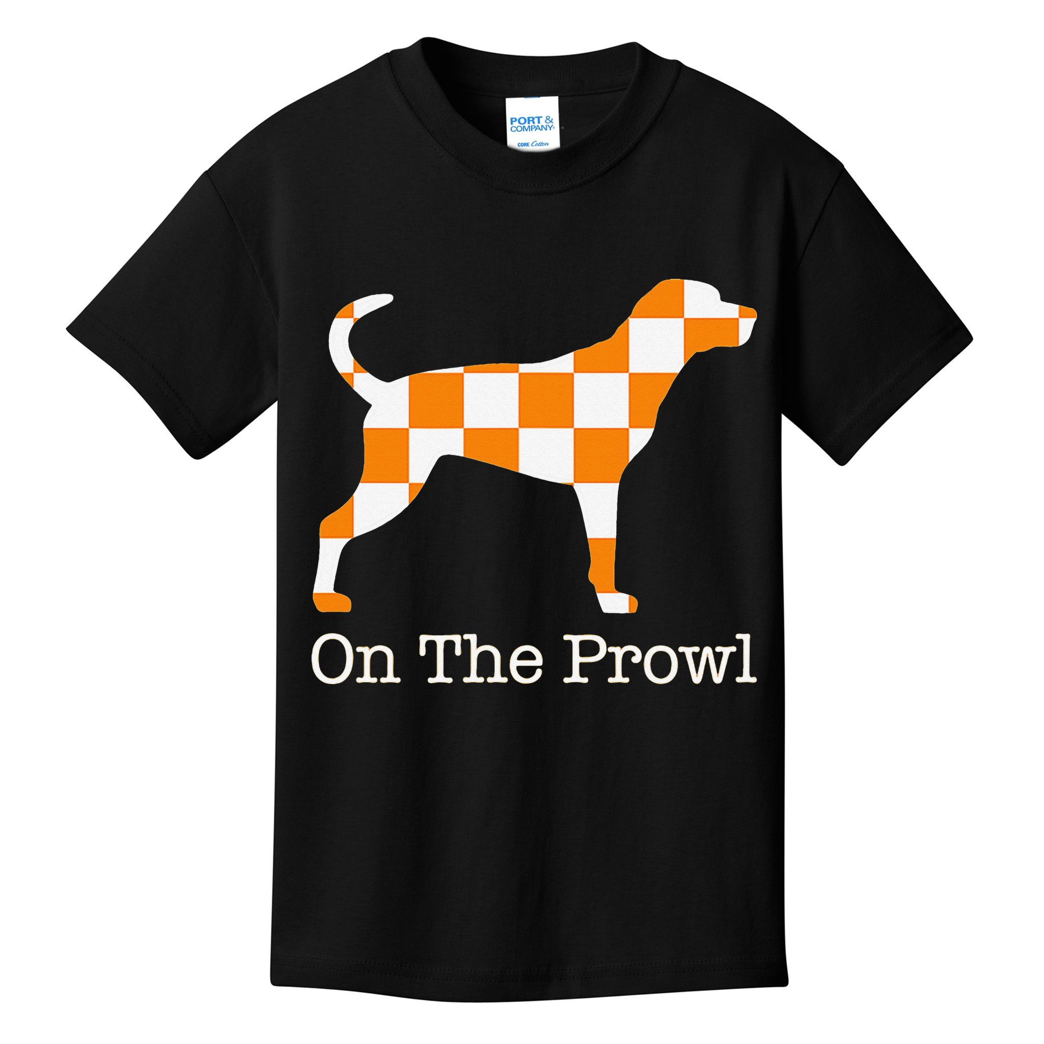 Tennessee Hound On The Prowl Vol Dog Knoxville Fan Game Gift Kids T-Shirt