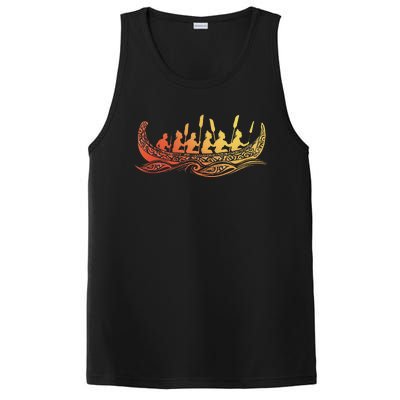 Tribal Hawaiian Outrigger Canoe Design PosiCharge Competitor Tank