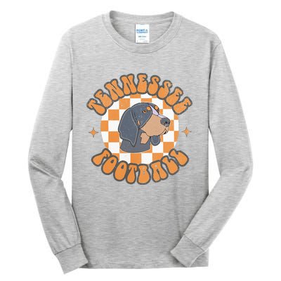 Tennessee Hound Orange White Vintage Dog Fan Game Tall Long Sleeve T-Shirt