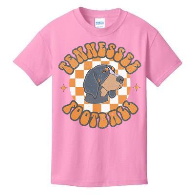 Tennessee Hound Orange White Vintage Dog Fan Game Kids T-Shirt