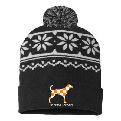 Tennessee Hound On The Prowl Vol Dog Knoxville Fan Game Gift USA-Made Snowflake Beanie