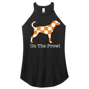 Tennessee Hound On The Prowl Vol Dog Knoxville Fan Game Gift Women's Perfect Tri Rocker Tank