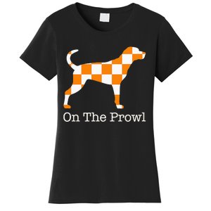 Tennessee Hound On The Prowl Vol Dog Knoxville Fan Game Gift Women's T-Shirt