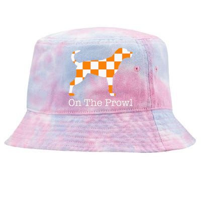 Tennessee Hound On The Prowl Vol Dog Knoxville Fan Game Gift Tie-Dyed Bucket Hat