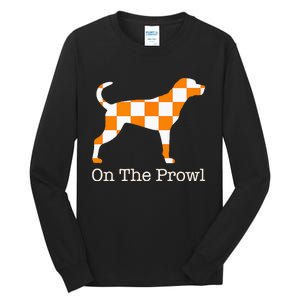 Tennessee Hound On The Prowl Vol Dog Knoxville Fan Game Gift Tall Long Sleeve T-Shirt