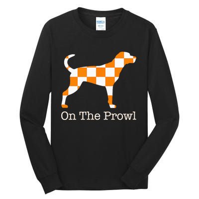 Tennessee Hound On The Prowl Vol Dog Knoxville Fan Game Gift Tall Long Sleeve T-Shirt