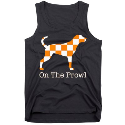 Tennessee Hound On The Prowl Vol Dog Knoxville Fan Game Gift Tank Top