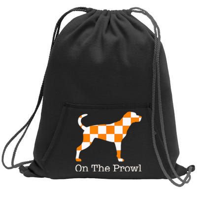 Tennessee Hound On The Prowl Vol Dog Knoxville Fan Game Gift Sweatshirt Cinch Pack Bag