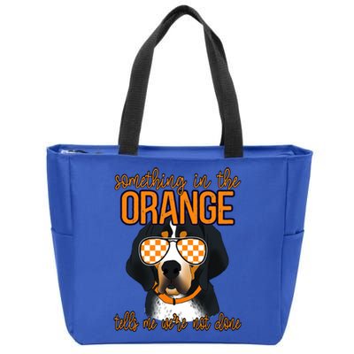 Tennessee Hound Orange White Vintage Dog Fan Game Meaningful Gift Zip Tote Bag