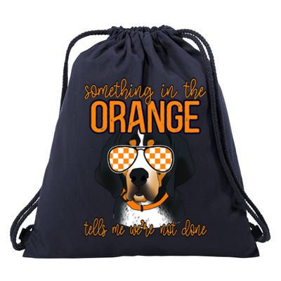 Tennessee Hound Orange White Vintage Dog Fan Game Meaningful Gift Drawstring Bag