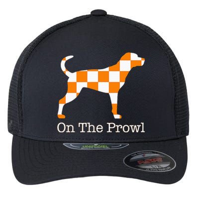 Tennessee Hound On The Prowl Vol Dog Knoxville Fan Game Gift Flexfit Unipanel Trucker Cap