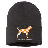 Tennessee Hound On The Prowl Vol Dog Knoxville Fan Game Gift Sustainable Knit Beanie