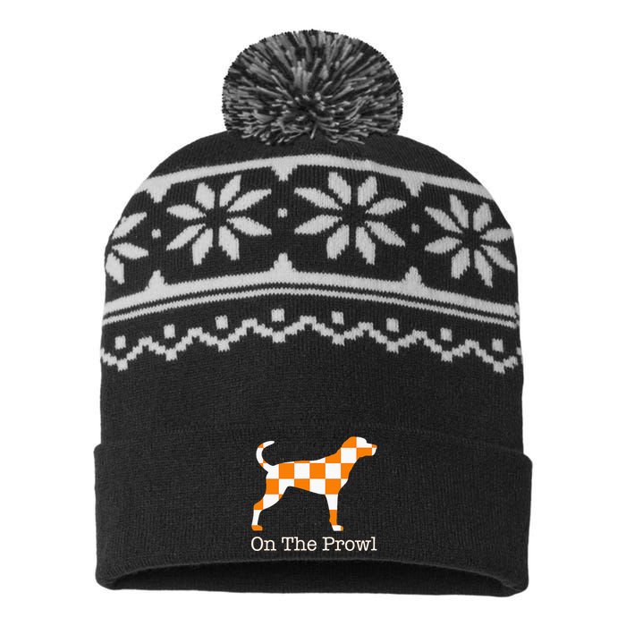 Tennessee Hound On The Prowl Vol Dog Knoxville Fan Game Gift USA-Made Snowflake Beanie