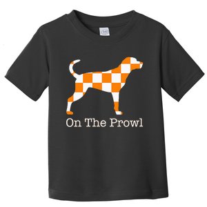 Tennessee Hound On The Prowl Vol Dog Knoxville Fan Game Gift Toddler T-Shirt