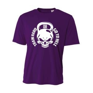 Train Hard Or Go To Hell Performance Sprint T-Shirt