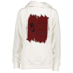 The Heart Of The King Womens Funnel Neck Pullover Hood