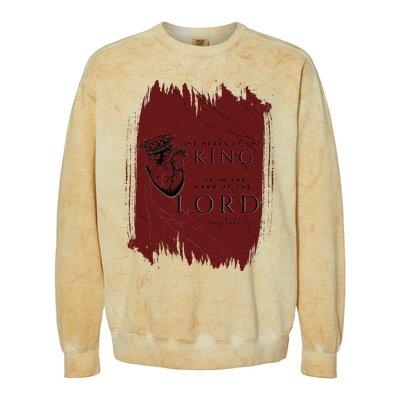 The Heart Of The King Colorblast Crewneck Sweatshirt