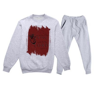 The Heart Of The King Premium Crewneck Sweatsuit Set