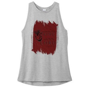 The Heart Of The King Ladies PosiCharge Tri-Blend Wicking Tank