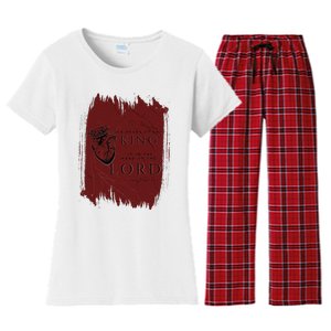 The Heart Of The King Women's Flannel Pajama Set