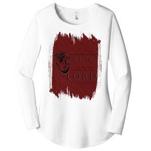 The Heart Of The King Women's Perfect Tri Tunic Long Sleeve Shirt