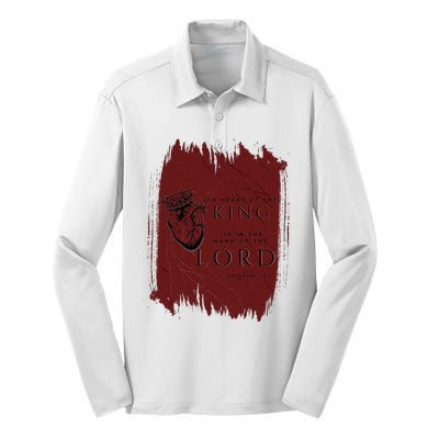 The Heart Of The King Silk Touch Performance Long Sleeve Polo