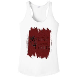 The Heart Of The King Ladies PosiCharge Competitor Racerback Tank