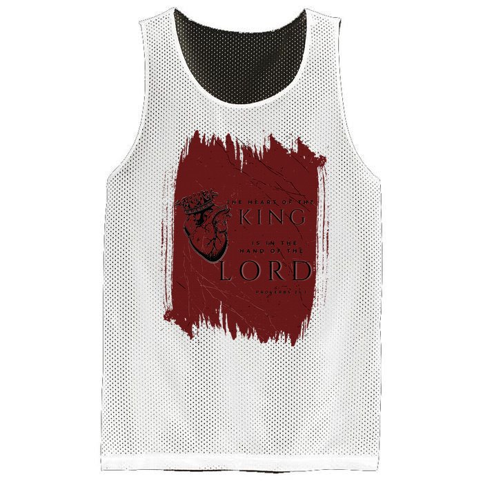 The Heart Of The King Mesh Reversible Basketball Jersey Tank