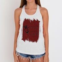 The Heart Of The King Women's Knotted Racerback Tank