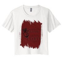 The Heart Of The King Women's Crop Top Tee