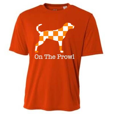 Tennessee Hound On The Prowl Vol Dog Knoxville Fan Game Gift Cooling Performance Crew T-Shirt