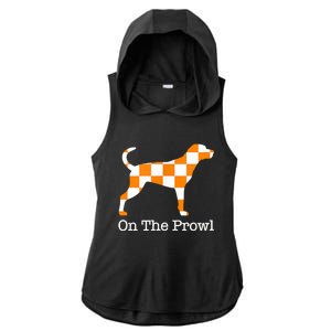 Tennessee Hound On The Prowl Vol Dog Knoxville Fan Game Gift Ladies PosiCharge Tri-Blend Wicking Draft Hoodie Tank