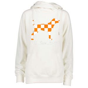 Tennessee Hound On The Prowl Vol Dog Knoxville Fan Game Gift Womens Funnel Neck Pullover Hood