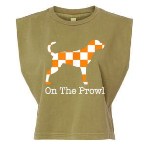 Tennessee Hound On The Prowl Vol Dog Knoxville Fan Game Gift Garment-Dyed Women's Muscle Tee