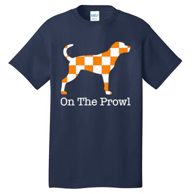 Tennessee Hound On The Prowl Vol Dog Knoxville Fan Game Gift Tall T-Shirt