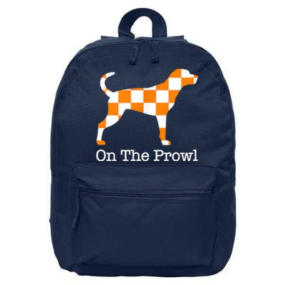 Tennessee Hound On The Prowl Vol Dog Knoxville Fan Game Gift 16 in Basic Backpack