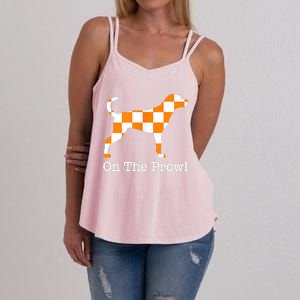 Tennessee Hound On The Prowl Vol Dog Knoxville Fan Game Gift Women's Strappy Tank