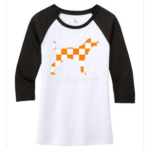 Tennessee Hound On The Prowl Vol Dog Knoxville Fan Game Gift Women's Tri-Blend 3/4-Sleeve Raglan Shirt